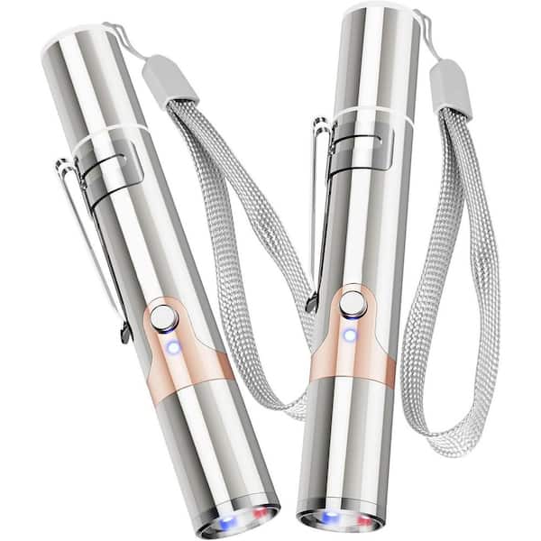 Lukyamzn Interactive USB Rechargeable Cat Toy 2 Pieces with 5 Modes and Long Range for Indoor Cats and Dogs Screen