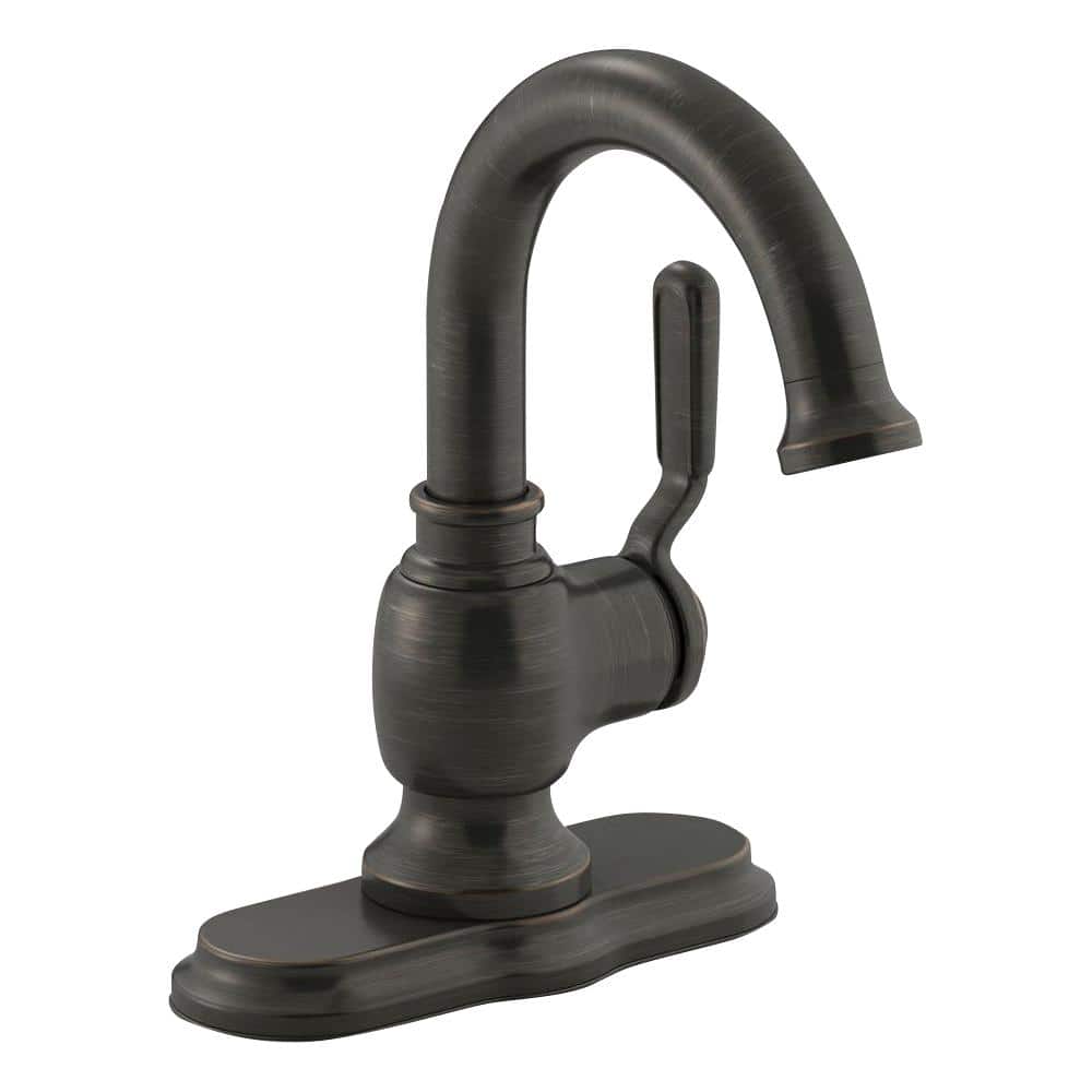 Kohler Worth Single Hole Single Handle Bathroom Faucet In Oil Rubbed Bronze K R76255 4d 2bz The Home Depot