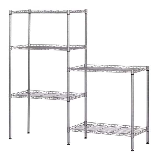 Karl home Silver 5-Tier Heavy Duty Steel Freestanding Garage