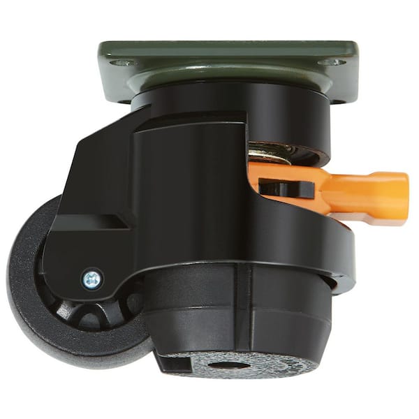 Leveling Casters, 2025 Upgrade, 4-Pack Heavy Duty 360° Swivel Caster Wheels 1100 lbs. Load, 2 in. Caster Diameter
