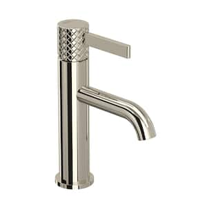 Tenerife Single-Handle Single Hole Bathroom Faucet in Polished Nickel