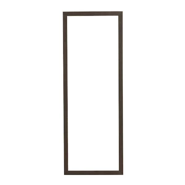 Unbranded 16 in. W x 44 in. H Rectangular Wood Framed Wall Mount or Floor Standing Modern Decorative Bathroom Vanity Mirror