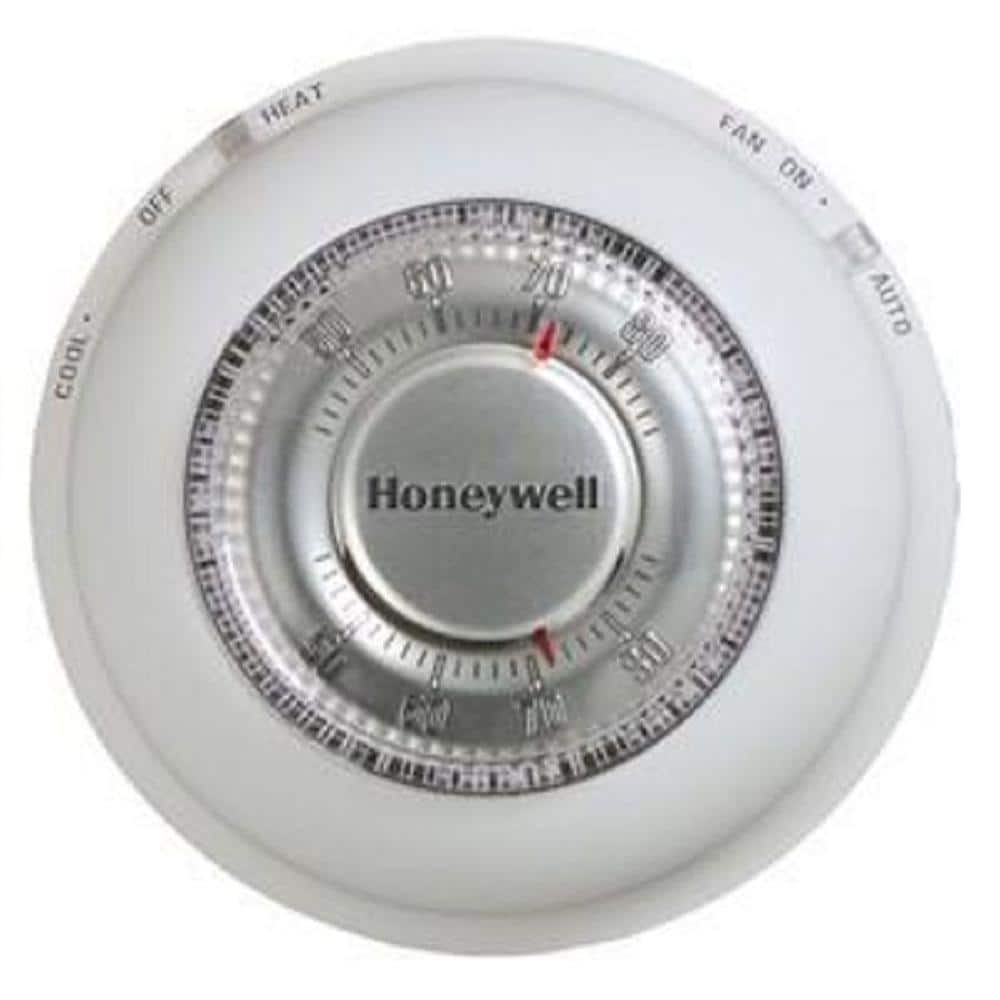 Honeywell Home Round Non-Programmable Thermostat with 1H/1C Single ...