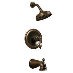 Estates Single-Handle 1-Spray Tub and Shower Faucet in Heritage Bronze (Valve Included)