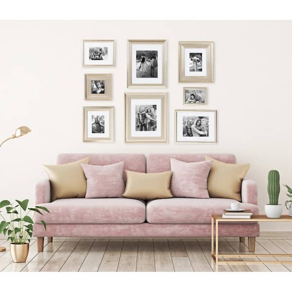 Odessa Champagne Picture Frame Set of 8