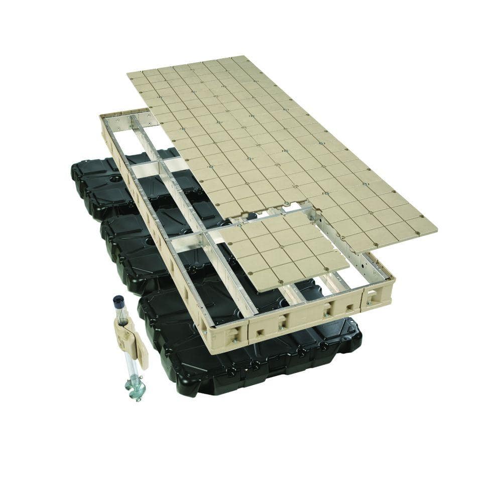 4 ft. x 10 ft. Premium Aluminum Frame Floating Dock with Resin Top price history on PriceWatchPro