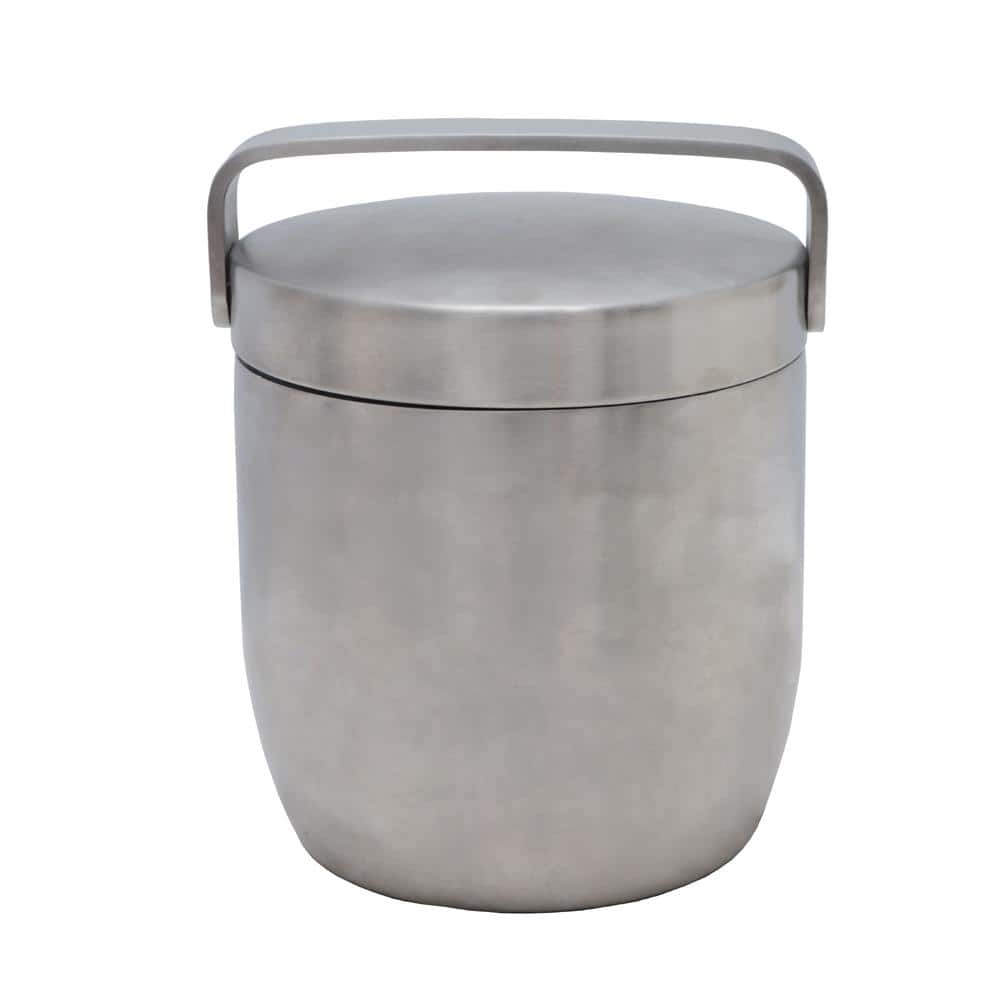 Apple 6.75 in. Stainless Steel Ice Bucket