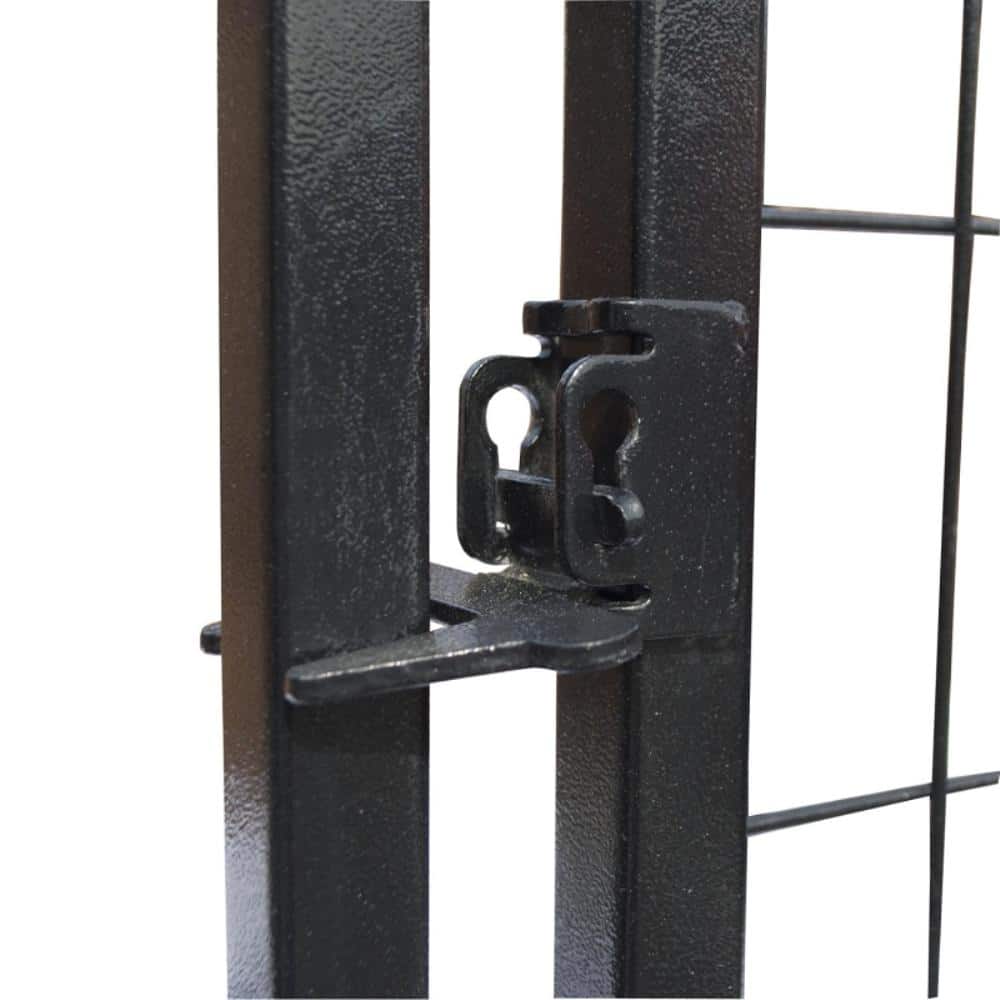 ALEKO Black Metal 10x10x4 Feet Heavy Duty Pet Playpen