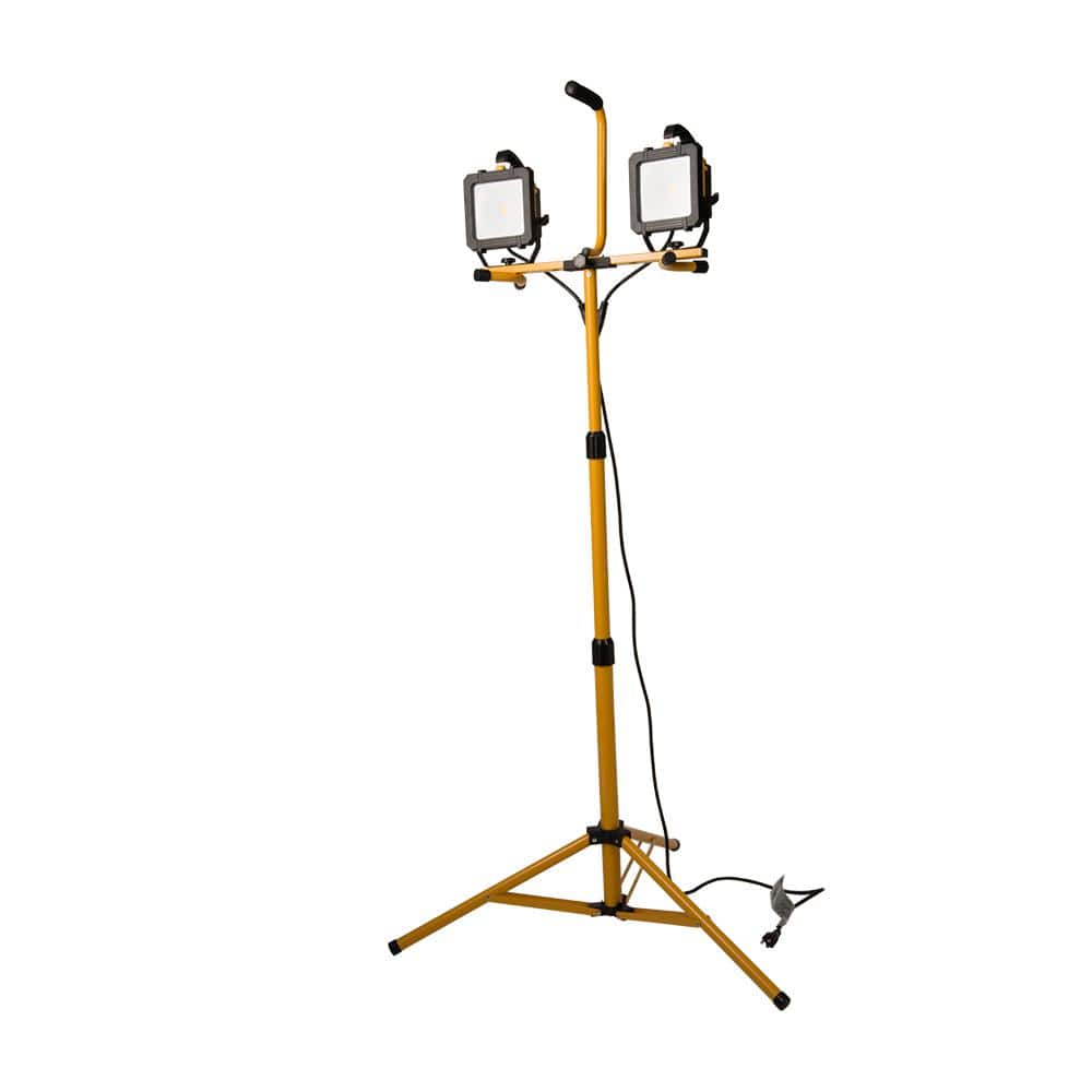 All-Pro 5000 Lumen 2 Head LED Stand Work Light WLT5040LST - The