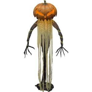 9 ft. Pumpkin Sentinel by Tekky, Premium Halloween Animatronic