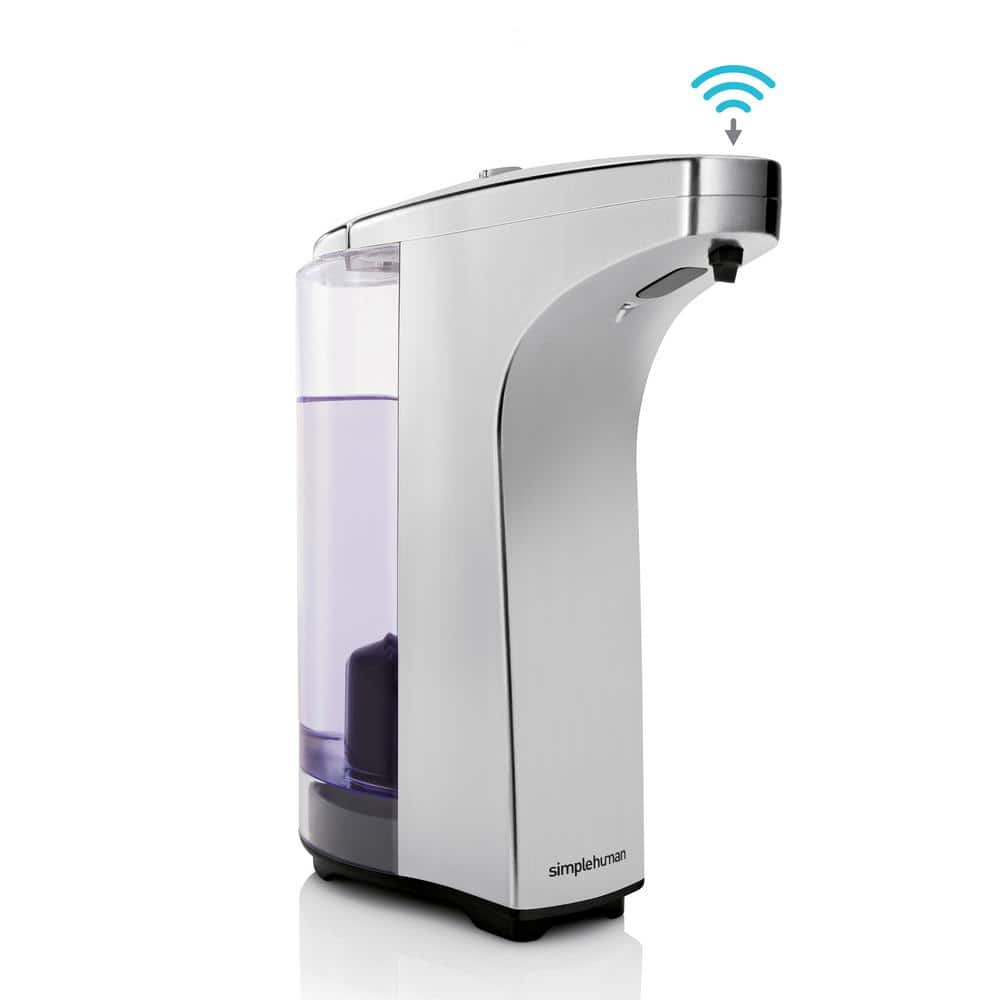 Brushed Nickel Automatic Touch-Free Soap Dispenser, 8 fl. oz.