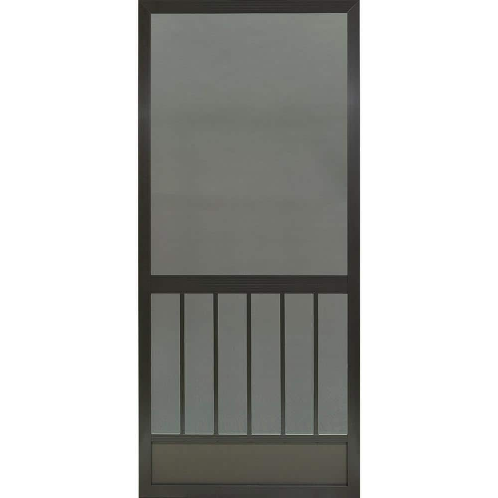 PCA Products 36 in. x 80 in. Westmore Bronze Aluminum Screen Door A500