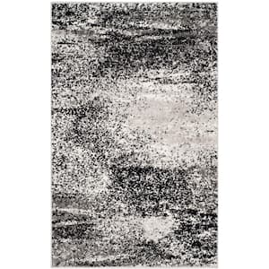 Adirondack Silver/Multi 3 ft. x 4 ft. Solid Area Rug