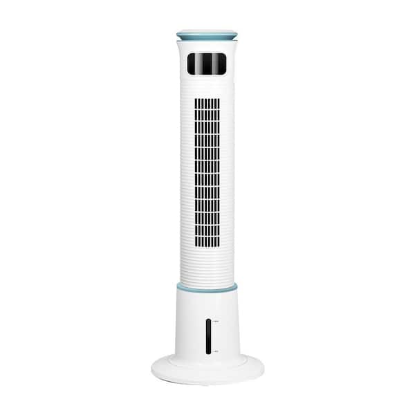 43 in. 12-Speeds and 3-Modes Settings Mist Tower Fan for Indoor, Bedroom and Home Office, White