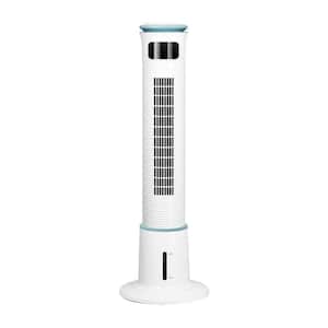 43 in. 12-Speeds and 3-Modes Settings Mist Tower Fan for Indoor, Bedroom and Home Office, White