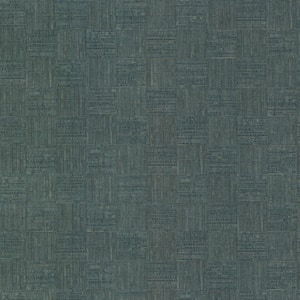 Thea Blue Geometric Wallpaper Sample