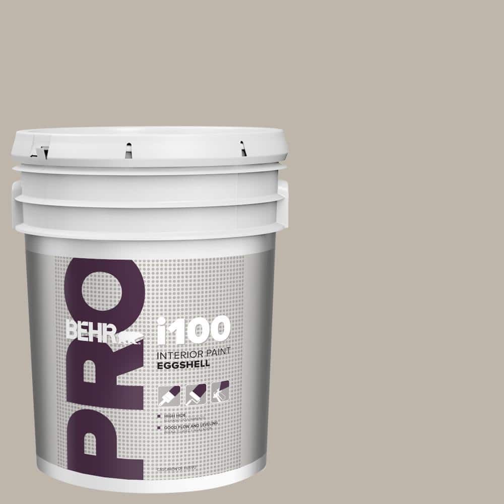 BEHR PRO 5 gal. HDCCT21 Grey Mist Eggshell Interior Paint PR13005