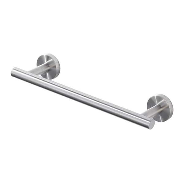 12 in. Wall Mounted Single Towel Bar Bath Hardware Accessory in Brushed Nickel