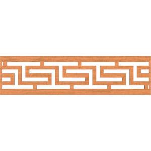 Tulum Fretwork 0.25 in. D x 47 in. W x 12 in. L Cherry Wood Panel Moulding