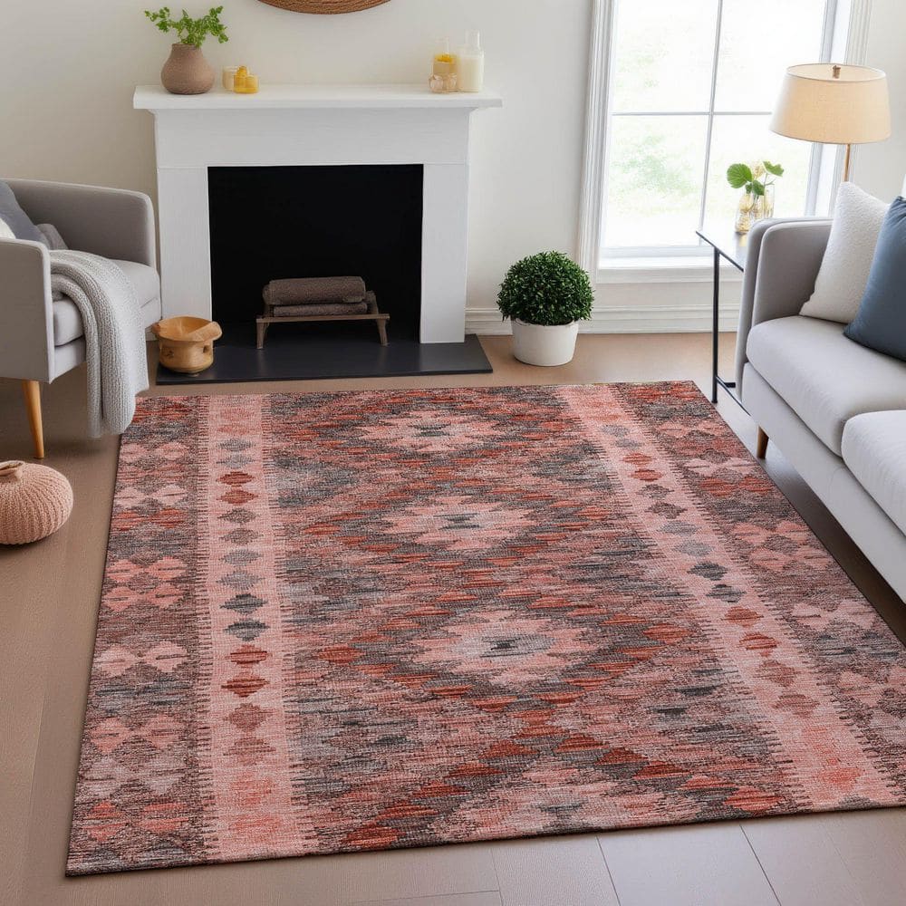 Addison Rugs Mayfield Premium Machine Washable Abstract AMF1226 ...