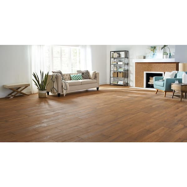 Revere Wood 8 in. x 40 in. Matte Porcelain Floor and Wall Tile (10.75 sq. ft./case)