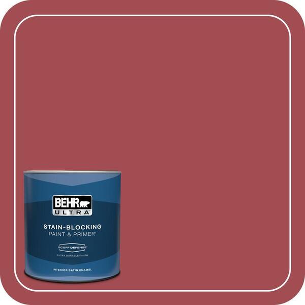 BEHR ULTRA 1 qt. #PPU1-07 Powder Room Extra Durable Satin Enamel Interior Paint & Primer