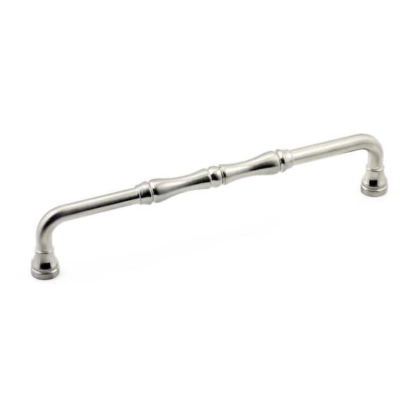 Richelieu Hardware Boucherville Collection 6 5/16 in. (160 mm) Brushed Nickel Traditional Cabinet Bar Pull