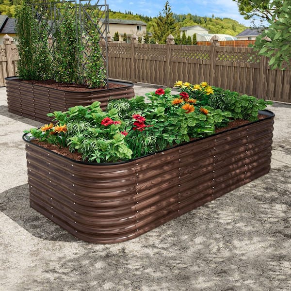 Reviews For VEIKOUS 8 Ft X 4 Ft X 2 Ft Galvanized Steel Raised reviews-for-veikous-8-ft-x-4-ft-x-2-ft-galvanized-steel-raised