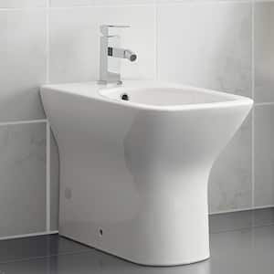 Carre Elongated Bidet in White