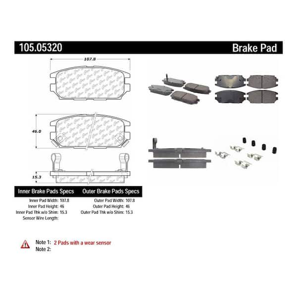 Centric Parts Disc Brake Pad Set