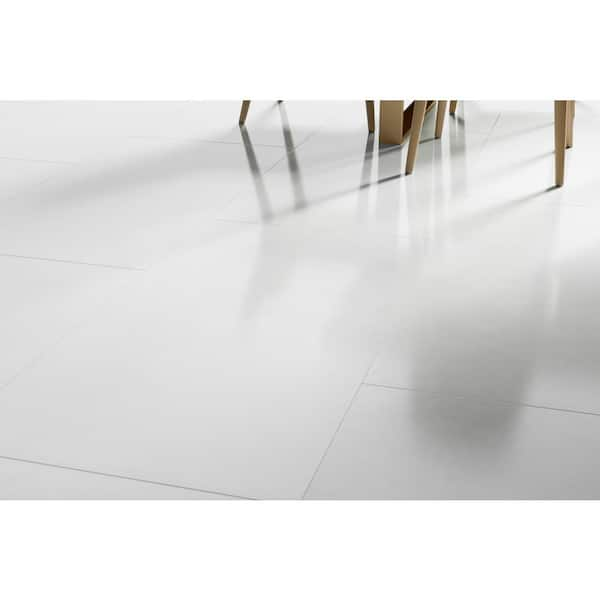 EMSER TILE Citizen Civilian  in. x  in. Matte Porcelain Single  Bullnose Tile-Each 1925021 - The Home Depot