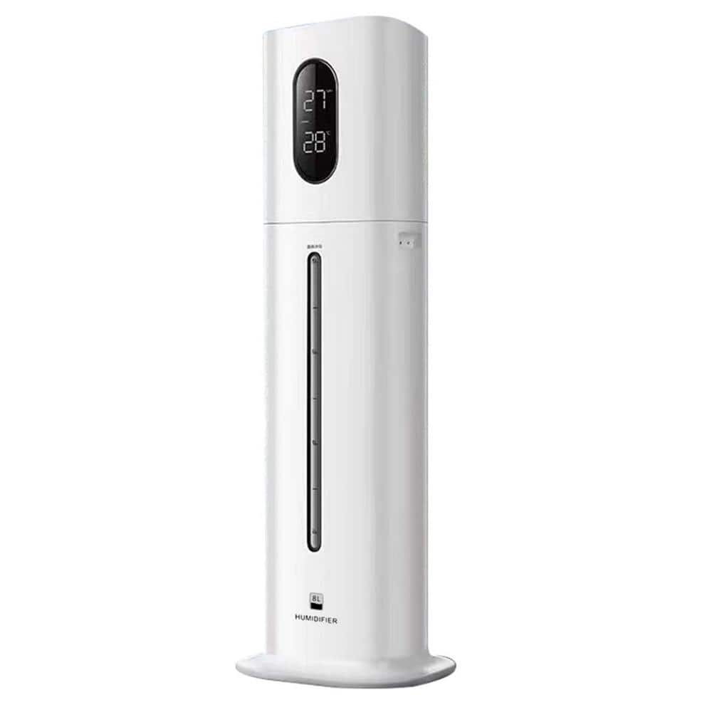 2.1 Gal. Ultrasonic Top Fill Humidifier with 3 Speed, LCD Display for Bedroom Large Room in White price history on PriceWatchPro