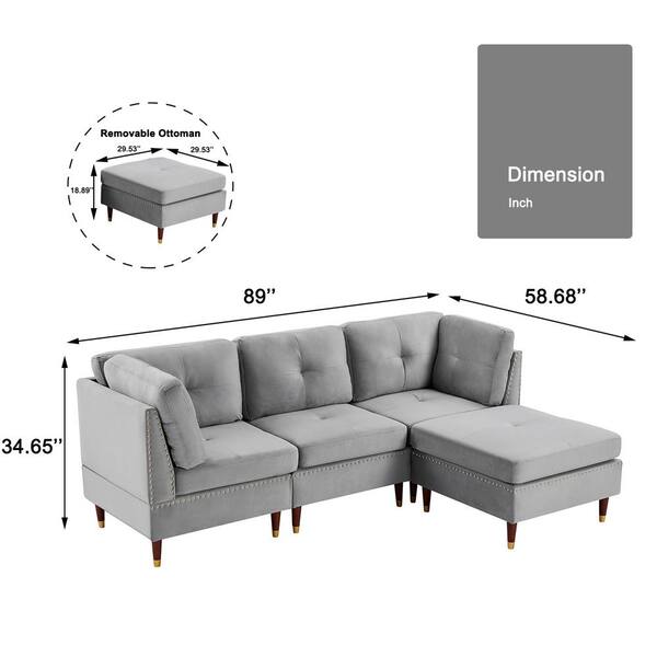 Karlstad Sectional Sofa Dimensions | Review Home Co