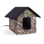 K&H 18 in. x 22 in. x 17 in. Realtree Edge Outdoor Heated Kitty House