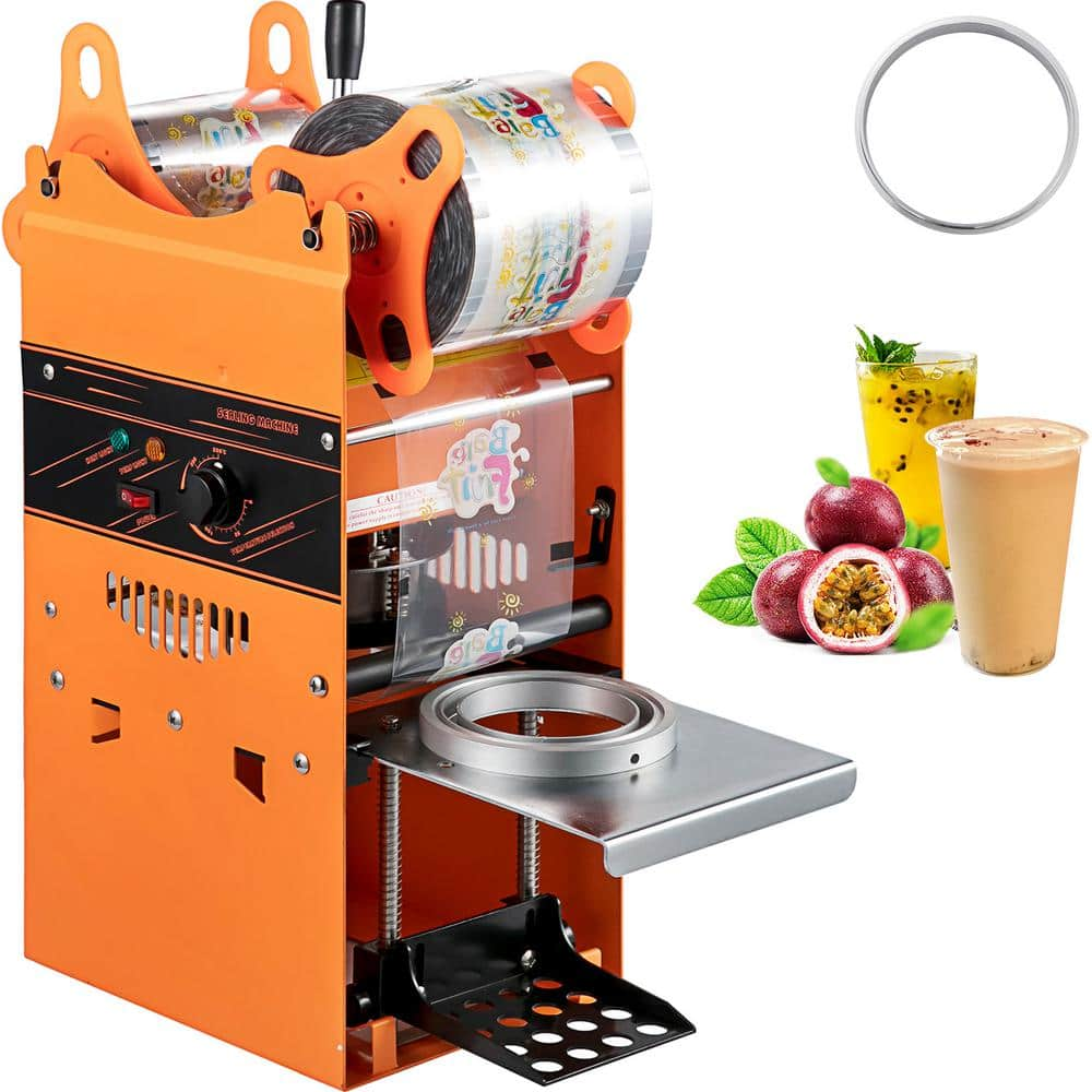 220V Commercial Electric Bubble Tea Cup Sealing Machine Juice Cup Sealer  18CM 