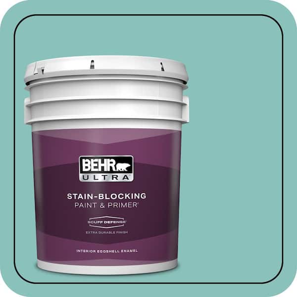 BEHR ULTRA 5 gal. #M450-4 Undine Extra Durable Eggshell Enamel Interior Paint & Primer