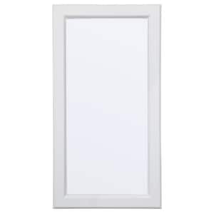 Wyndham 16 in. W x 30 in. H x 4-3/4 in. D Framed Surface-Mount Bathroom Medicine Cabinet in White Semi-Gloss