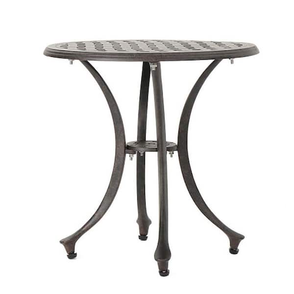 Bronze Aluminium Outdoor Side Table
