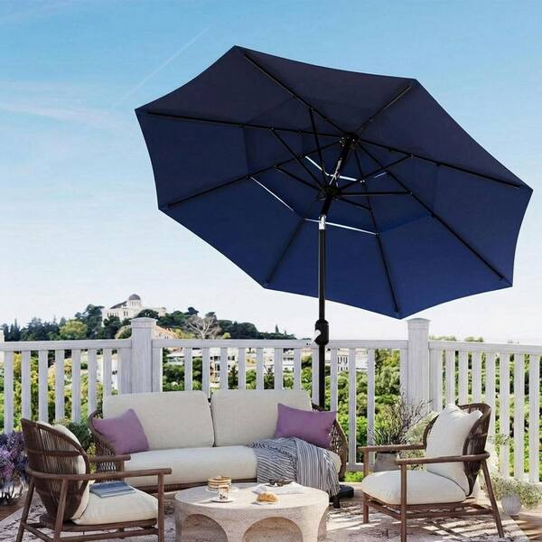 better homes and garden brown stripe patio umbrella Free Shipping! Better Homes & Gardens 9' Cabana Stripe Patio Umbrella, 9x9  ft, Crank Lift, 3-Position Tilt