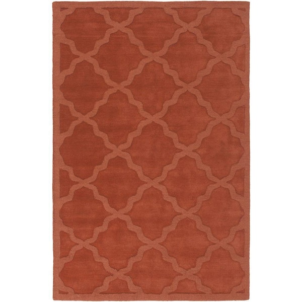 Artistic Weavers Central Park Abbey Rust 8 ft. x 10 ft. Indoor Area Rug
