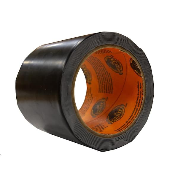 Gorilla 10 ft. Waterproof Patch and Seal Tape Black 4612502 - The Home Depot