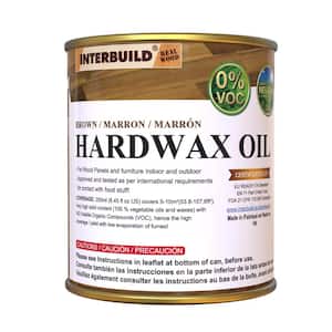 8.5 fl. oz. Brown Hardwax Wood Oil Stain