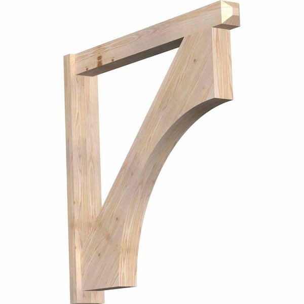 Ekena Millwork 6 in. x 42 in. x 42 in. Westlake Craftsman Smooth Douglas Fir Outlooker