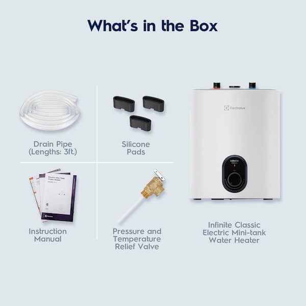 Inhnite Classic 1.5 Gal. Compact 1440-Watt Element Point of Use Electric Water Heater with 6-Year Tank Warranty 120-Volt