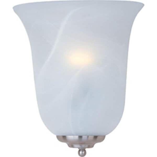 Maxim Lighting Essentials 1-Light Satin Nickel Sconce