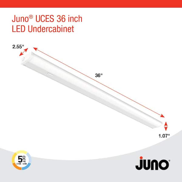 Juno Contractor Select UCES 36 in. Hardwired White Integrated LED Juno Contractor Select UCES 36 in. Hardwired White Integrated LED