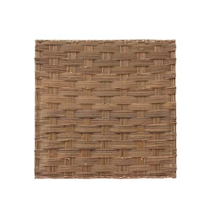 72 in. W x 72 in. H Braided Willow Fence Panel