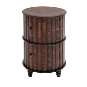 Maroon Wood Traditional Cabinet