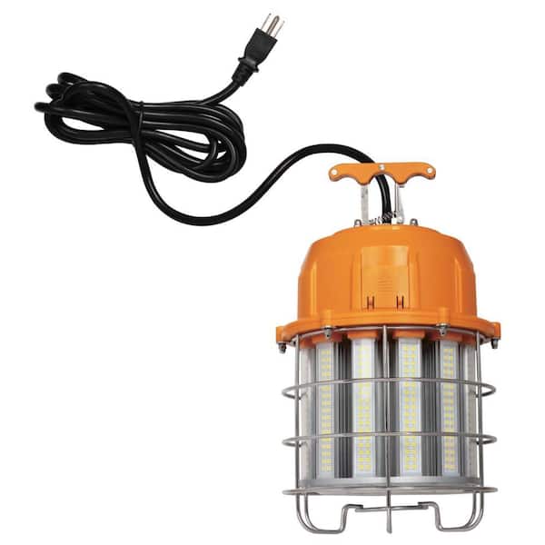 Westinghouse 100-Watt Orange and Chrome Integrated High-Lumen LED Plug-In Work Light