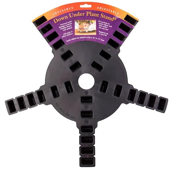 The Plant Stand 16 in. Black Plastic Down Under Plant Stand